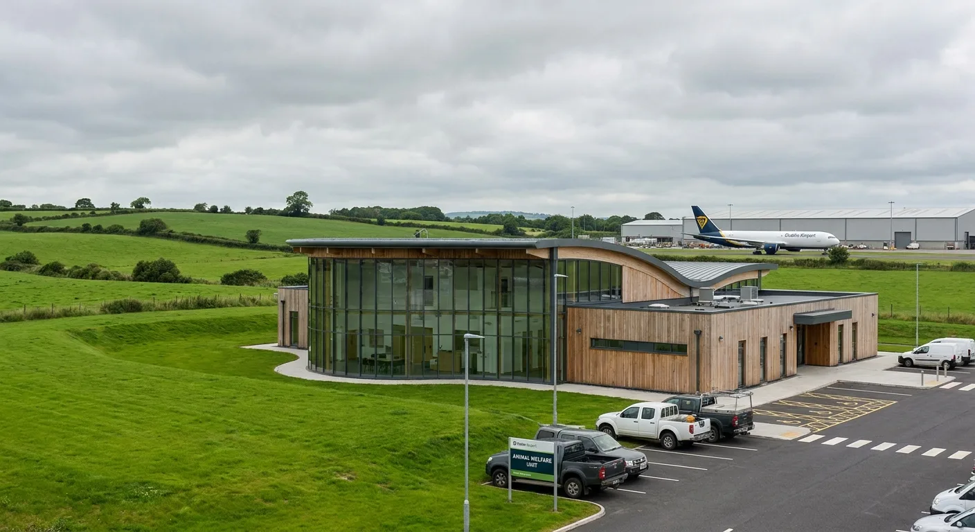Dublin Airport animal arrival facility or airport guide