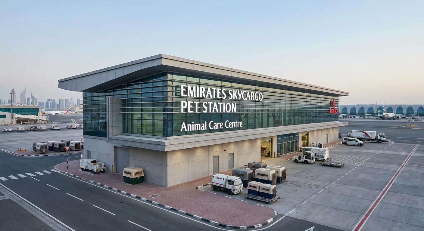 Dubai International 동물 도착 시설 또는 공항 가이드